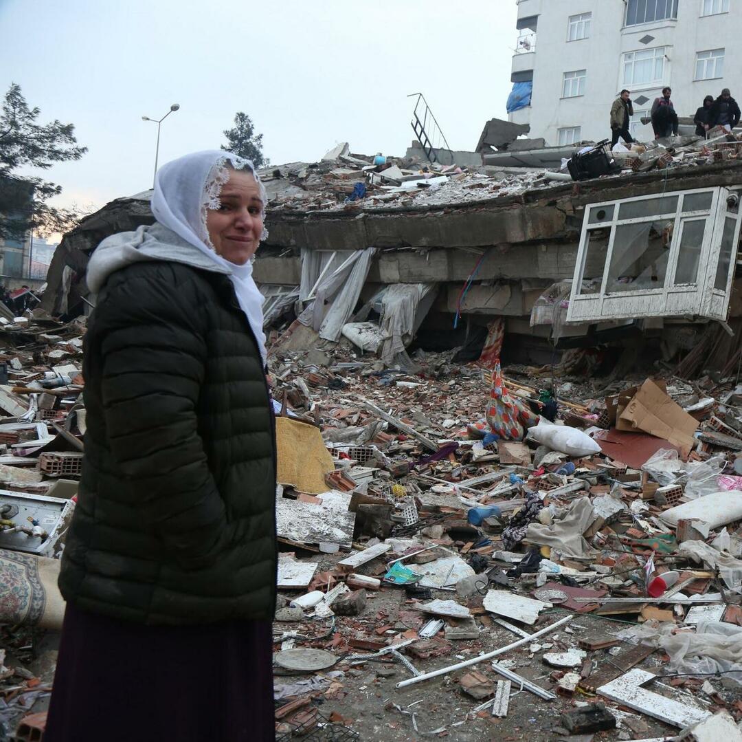 Ramar från Kahramanmaraş-centrerade jordbävningar