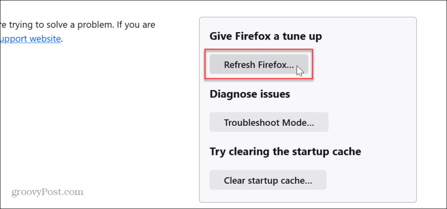 Firefox Problem med att ladda sidan Fel
