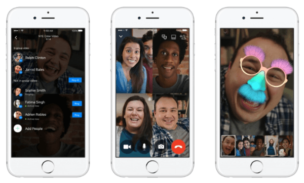Facebook Messenger rullar ut gruppvideochattfunktionen på Android, iOS och webben.