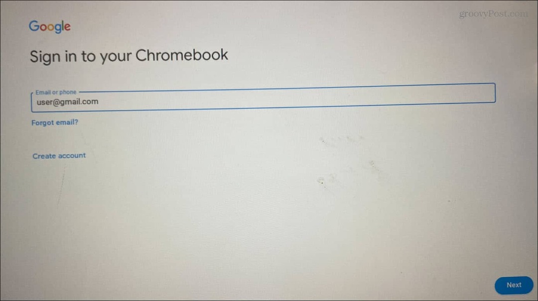 Lägg till en användare på Chromebook
