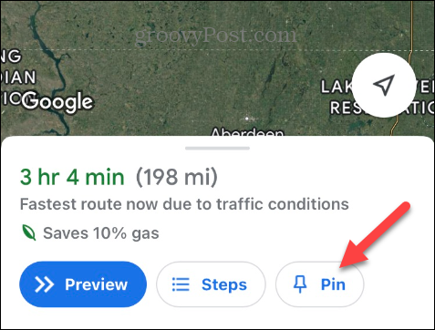 Spara en rutt på Google Maps