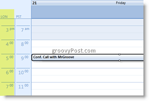 Outlook 2007-kalender