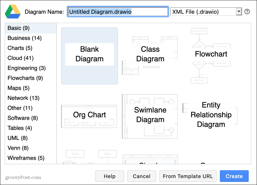 Diagrams.net för dokument