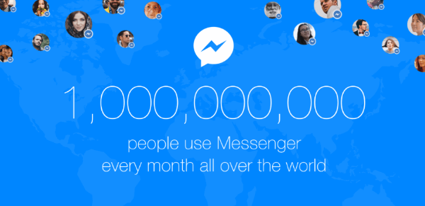 facebook messenger en miljard användare