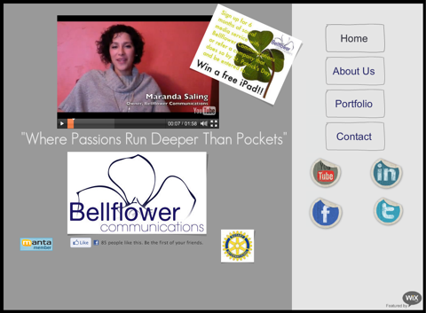 hemsida för bellflower-kommunikation