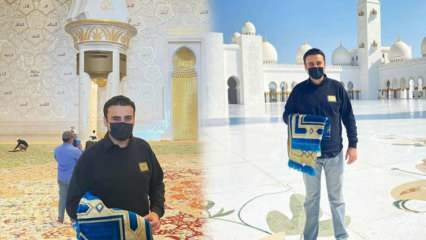  CZN Burak bad vid Sheikh Zayid-moskén i Dubai! Vem är CZN Burak?