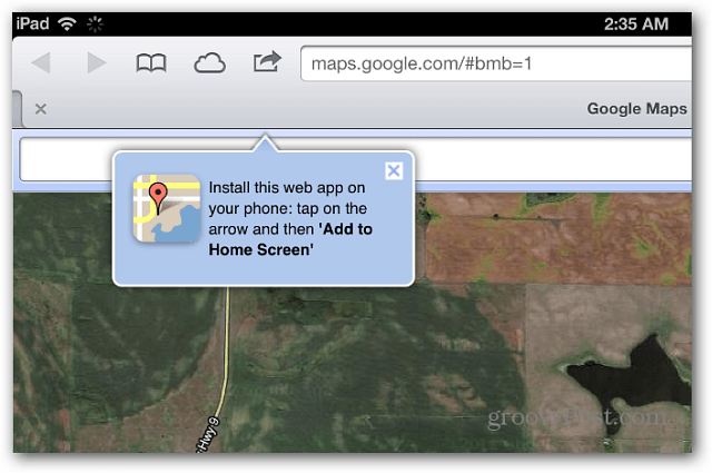 Google Maps i Safari iOS 6