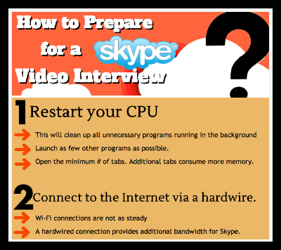 hur man förbereder sig för en skype-intervju