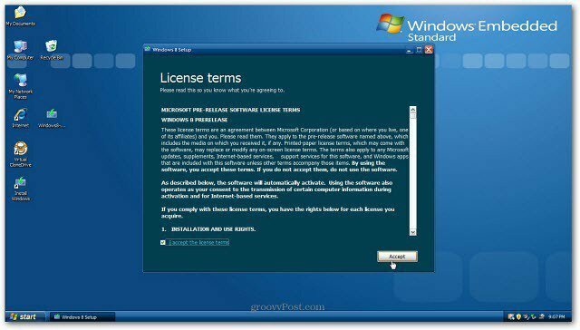 Hur du uppgraderar Install XP till Windows 8