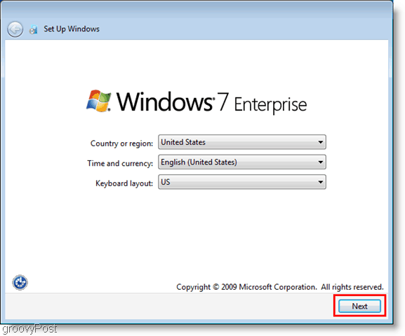 Windows 7 enterprise vhd installation och initial installation