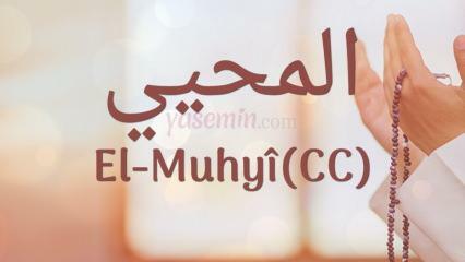 Vad betyder al-muhyi (cc)? I vilka verser nämns al-Muhyi?