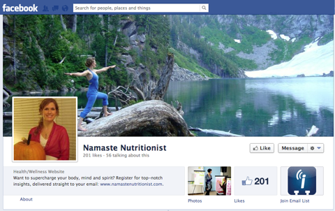 namaste nutritionist facebook