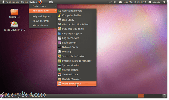 lägg till användare och grupper i ubuntu