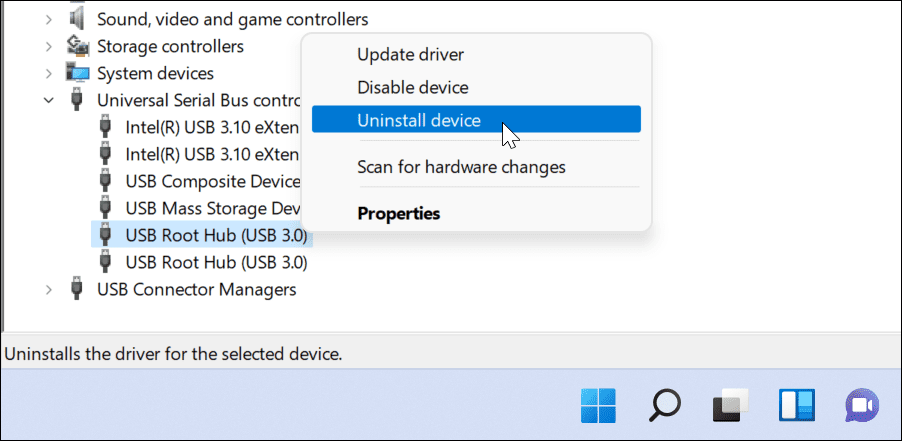 fixa usb som inte fungerar på Windows 11