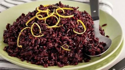 Vad är svart ris och hur gör man pilaff av svart ris? Teknik för matlagning av svart ris