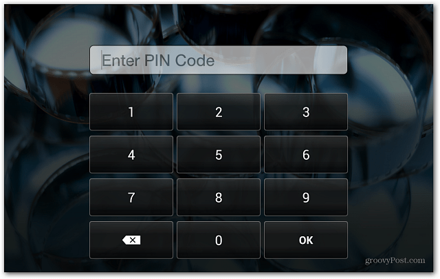 Kindle Fire HD Lock Screen Ange PIN-kod