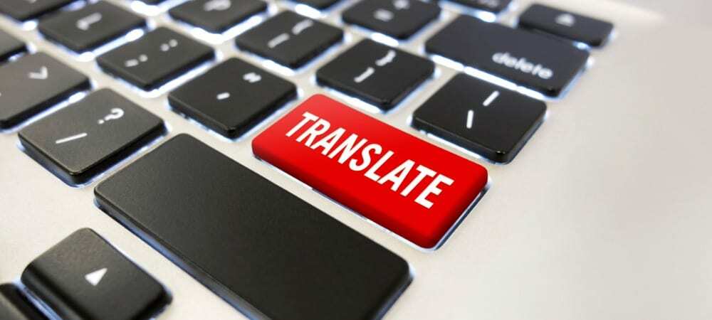 Hur man översätter inkommande e-postmeddelanden i Microsoft Outlook
