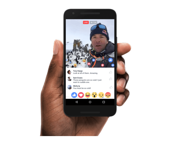 Facebook live ny funktion lansering