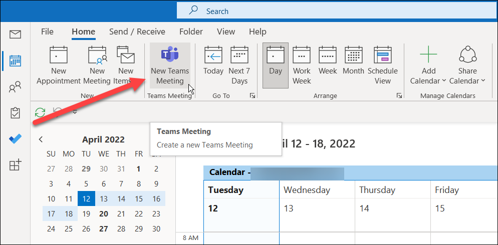 hur man lägger till Microsoft-team i Outlook