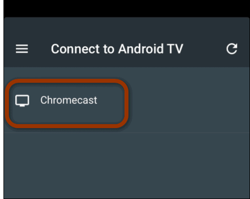 anslut till Chromecast
