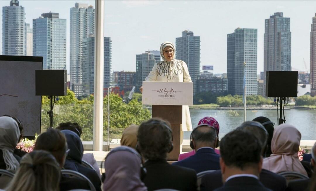 First Lady Erdoğan uppmärksammade den samvetsgranna dimensionen av den turkiska statsstrukturen!