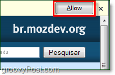 tillåt installation av Firefox-tillägg