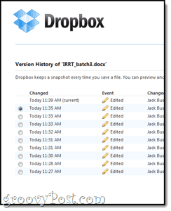 Dropbox-versionering och säkerhetskopiering