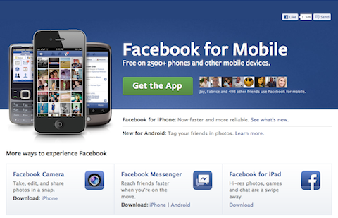 facebook för mobil