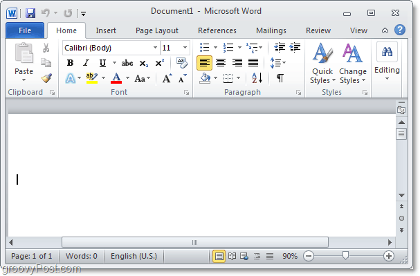 Microsoft Word 2010