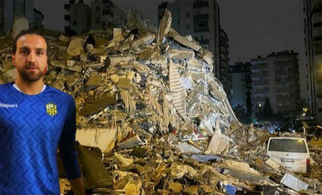 Bittera nyheter från jordbävningsområdet: Den berömda fotbollsspelaren Ahmet Eyüp Türkaslan miste livet!