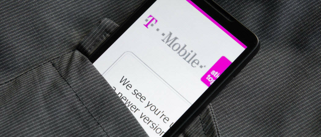Hur man döljer dataanvändning och verkligen "obegränsad" koppling med T-Mobile