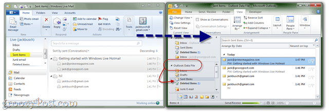 Exportera Windows Mail till Outlook Exchange