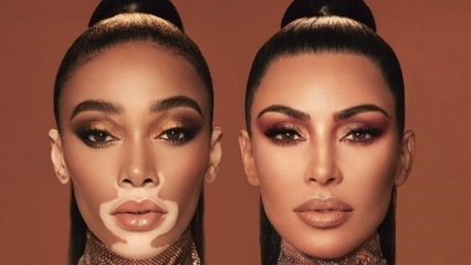 Kim Kardashian och Winnie Harlow blev reklamytor i samma ram!