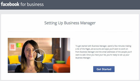 Facebook Business Manager-registrering