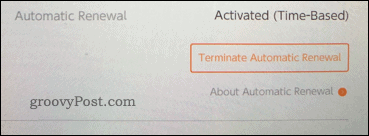 Avsluta Nintendo Switch Online Automatic Renewals