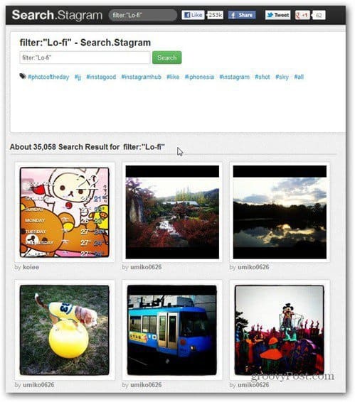 Se dina Instagram-foton på din dator med webstagram
