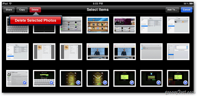 IOS 5: Batch Radera foton på din iPhone, iPad eller iPod Touch