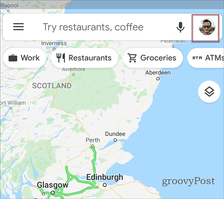 Google maps Incongnito profilfoto