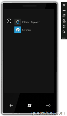 testa grundläggande funktioner i Windows Phone 7