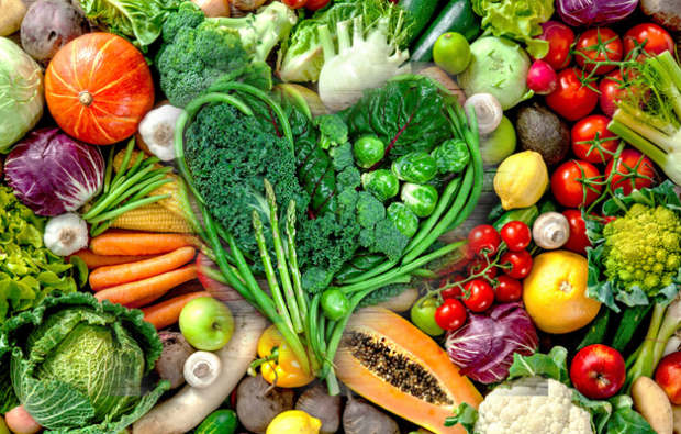 Hälsosam vegetabilisk dietlista