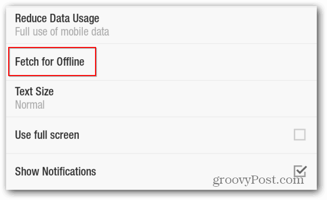 Flipboard minska användningen av mobildata minska hämtningen av dataanvändning för offline