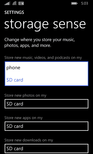 Ställ in objekt på SD-kort