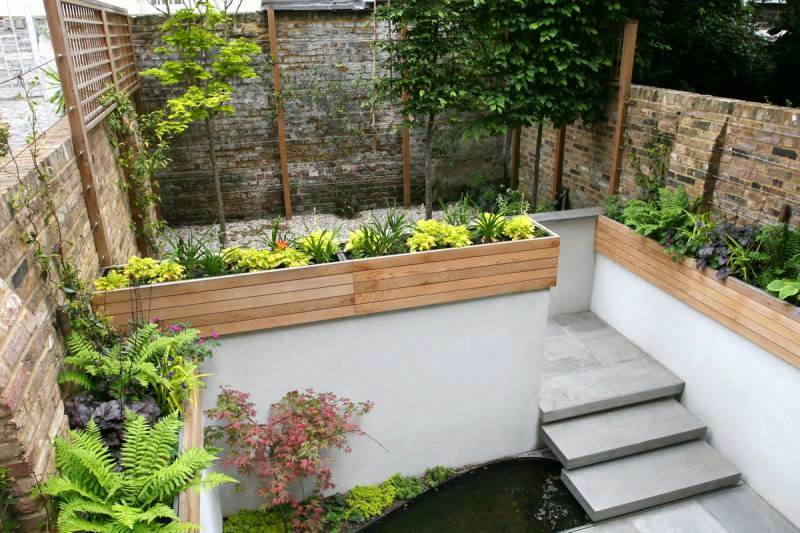 Eleganta och bekväma trädgårdsdekorationsförslag för små trädgårdar