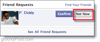 Facebooks nya "Not Now" Friend Feature