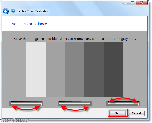 Hur man kalibrerar skärmfärgen på Windows 7 med dccw.exe