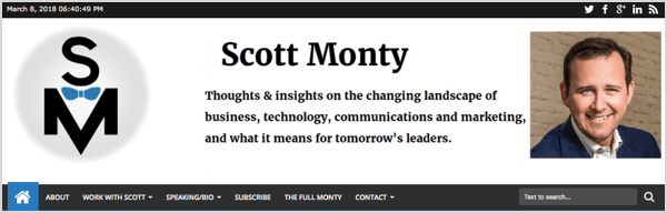 Scott Montys personliga varumärke har stannat kvar hos honom.