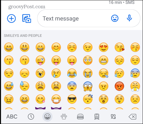grönt äpple tangentbord emojis
