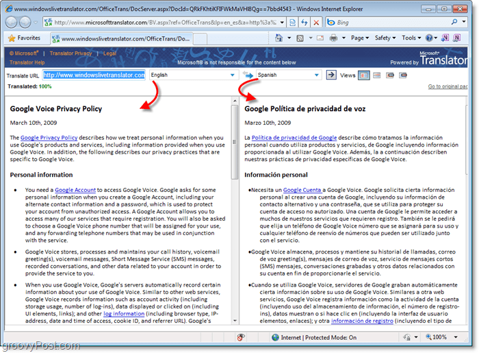 Hur man översätter text i Microsoft Office 2010-dokument