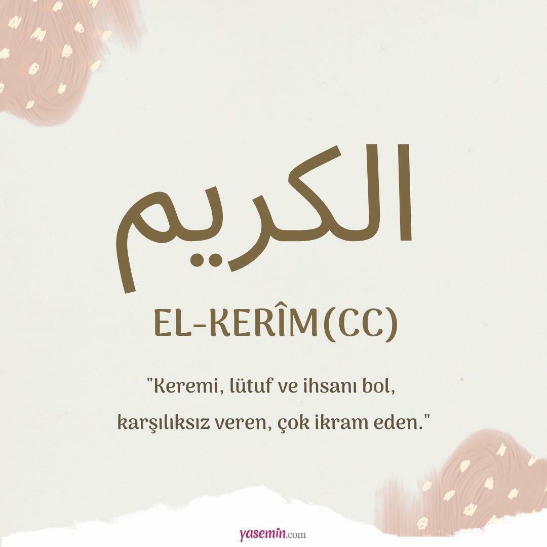 al-Karim namn