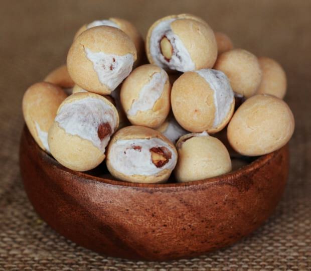 Hur många kalorier är soja belagda jordnötter